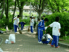 中学校美化